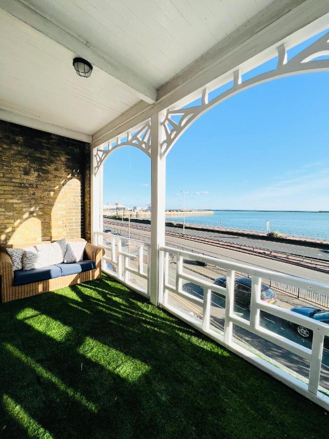 Flat 4 Marine Parade House, 1 East Cliff- Next To Dover Port, White Cliffs, Beach, Castle Dış mekan fotoğraf