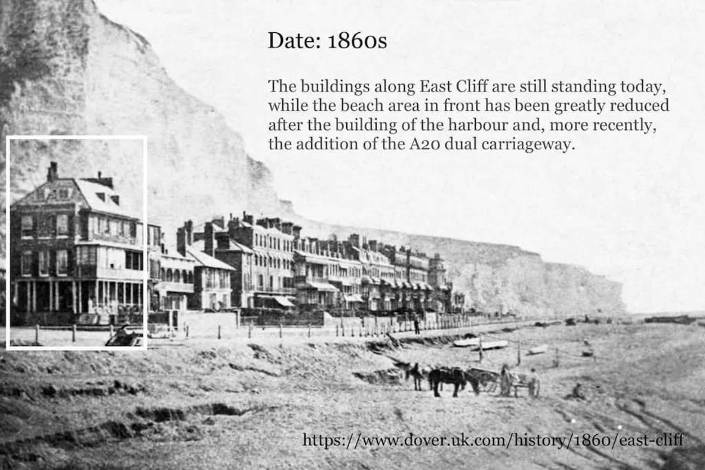 Flat 4 Marine Parade House, 1 East Cliff- Next To Dover Port, White Cliffs, Beach, Castle Dış mekan fotoğraf